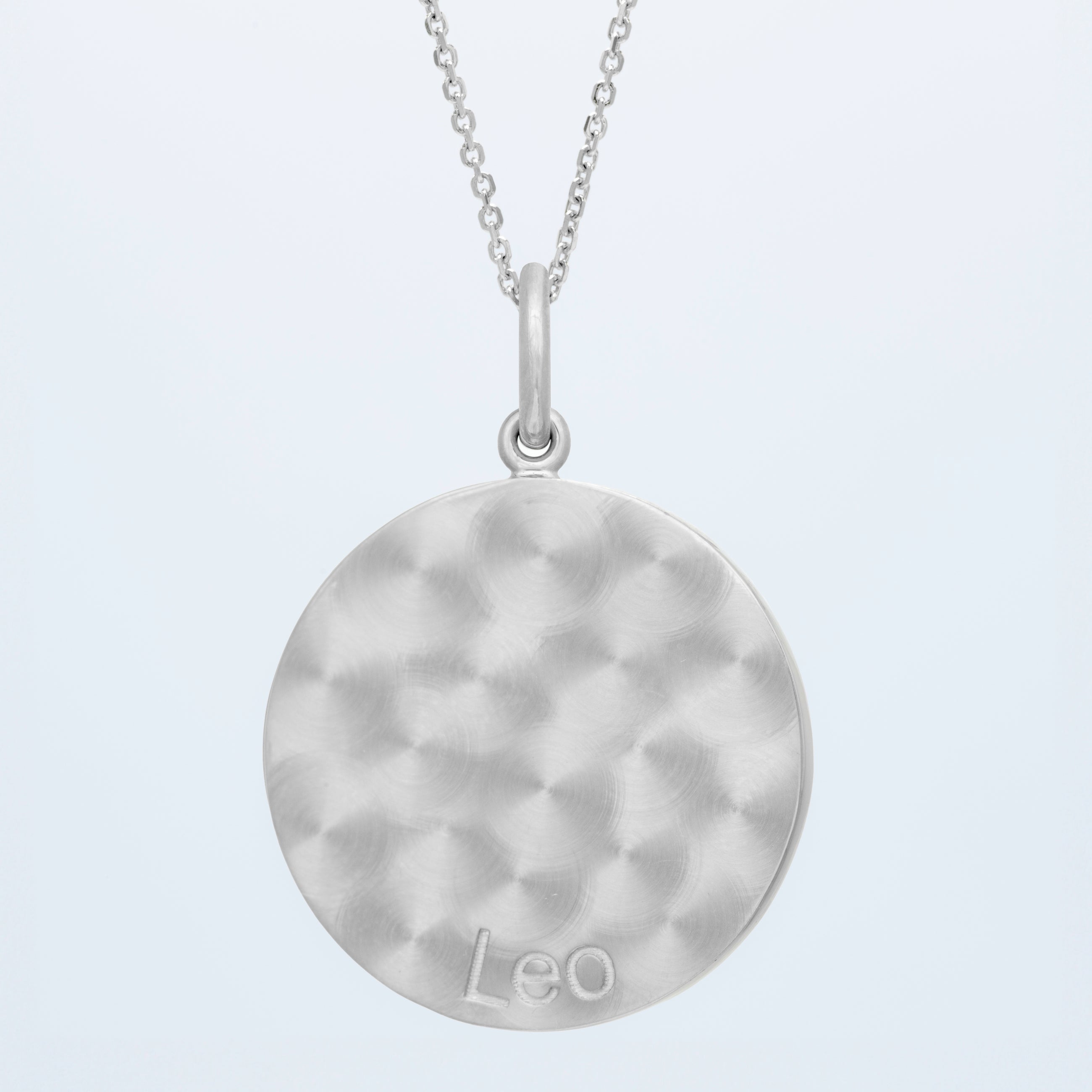 Zodiac Midnight Leo Pendant 14k Solid Gold with Diamonds