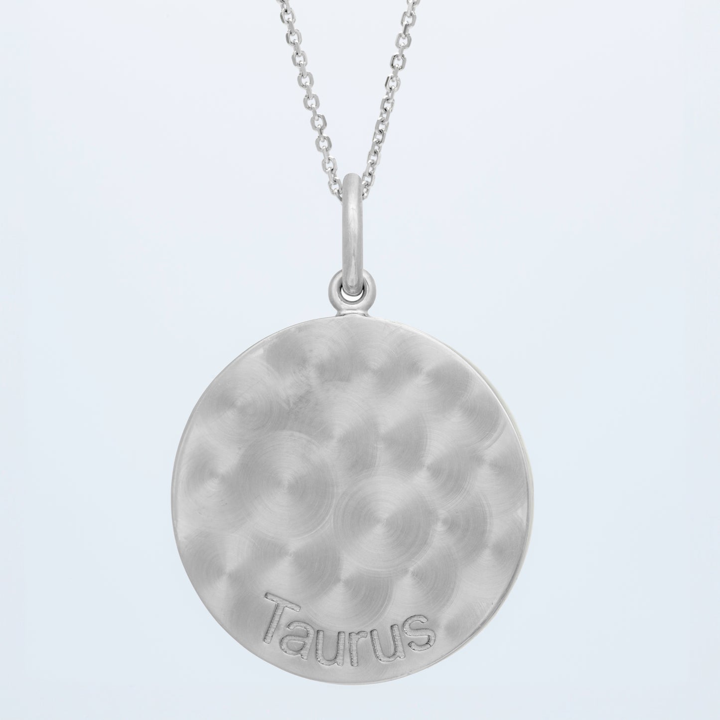 Zodiac Midnight Taurus Pendant 14k Solid Gold with Diamonds