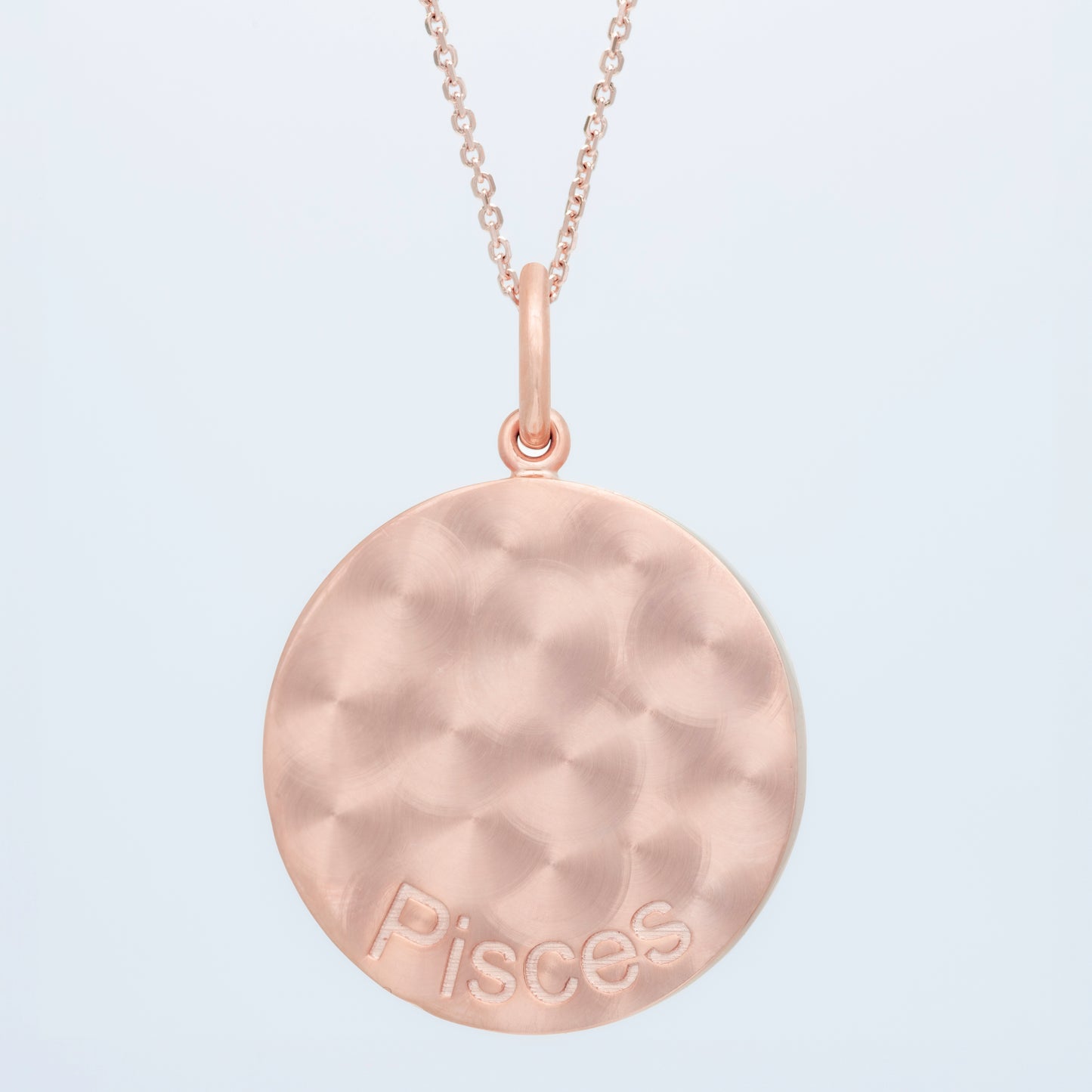 Zodiac Midnight Pisces Pendant 14k Solid Gold with Diamonds