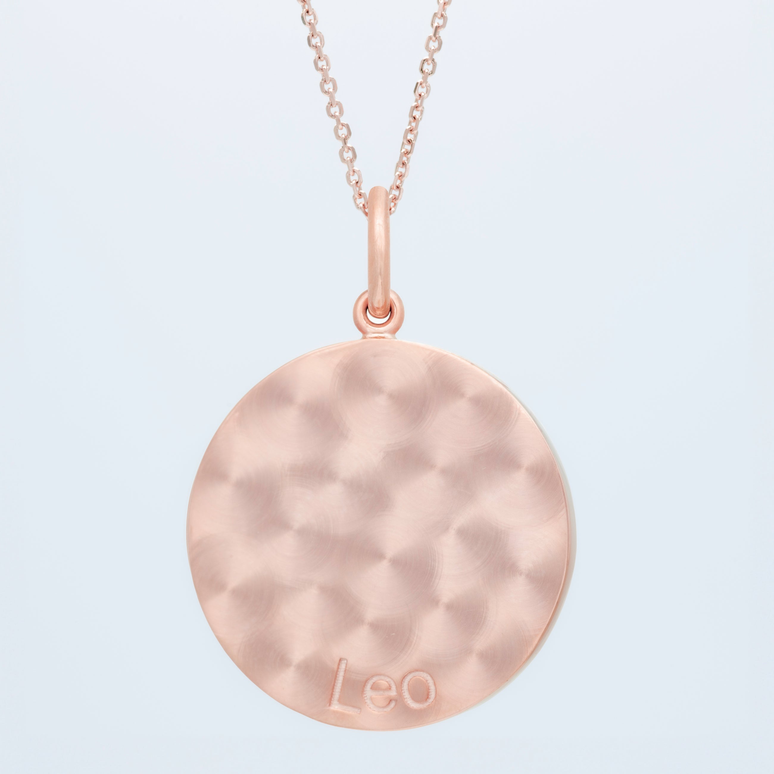 Zodiac Midnight Leo Pendant 14k Solid Gold with Diamonds