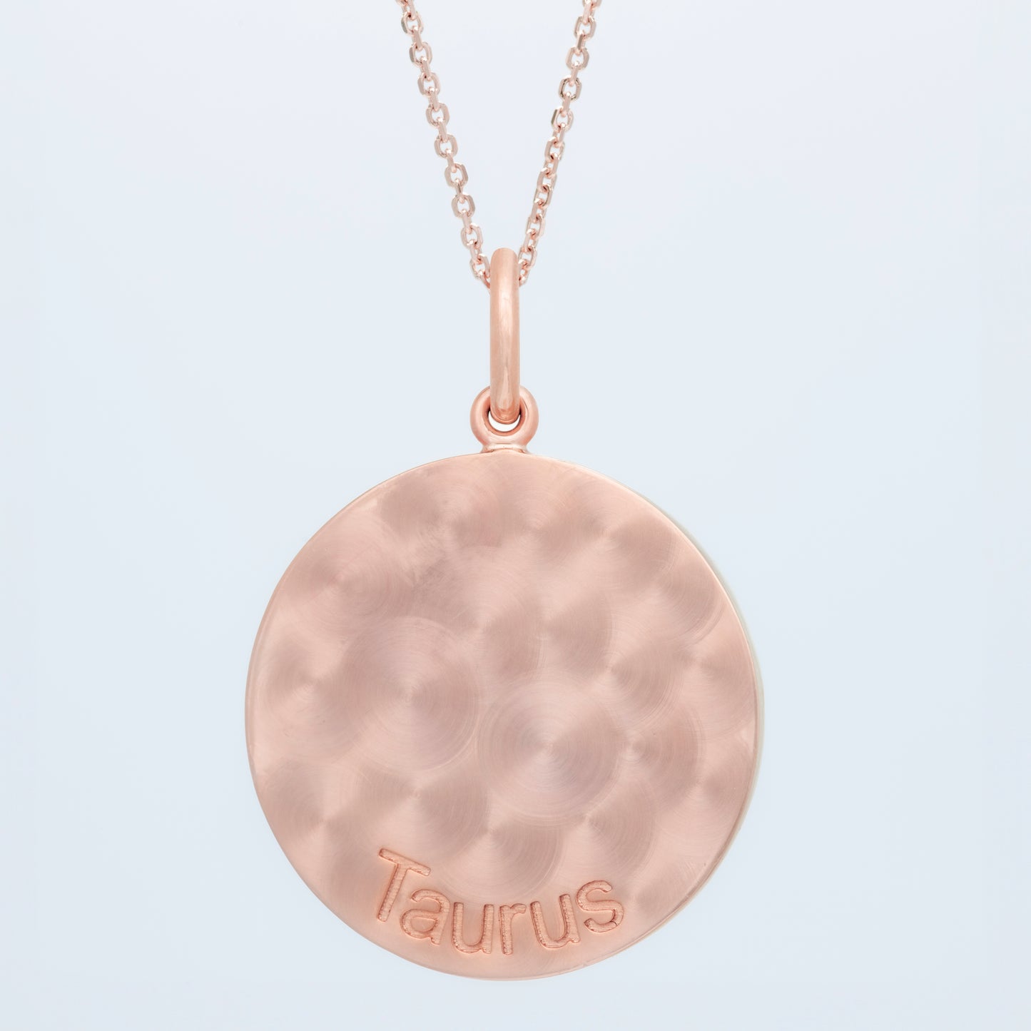 Zodiac Midnight Taurus Pendant 14k Solid Gold with Diamonds