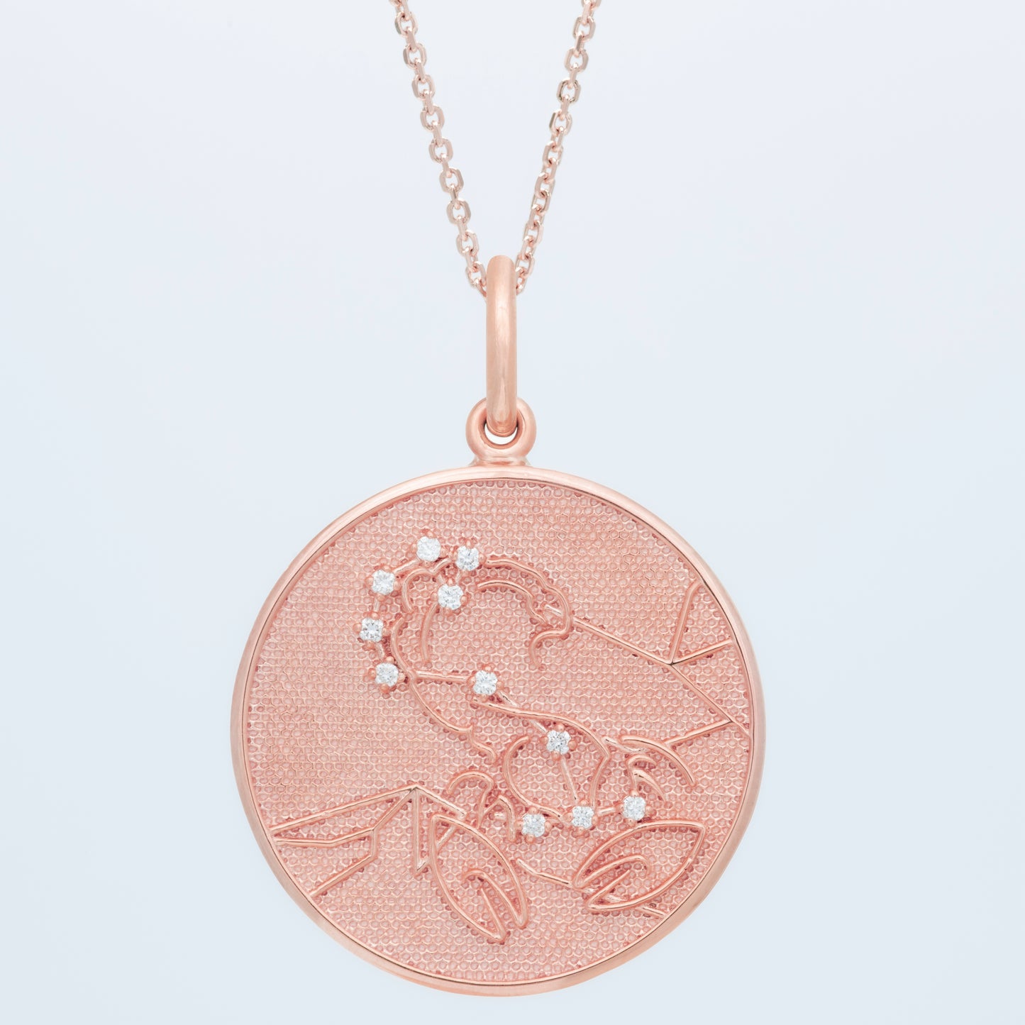 Zodiac Midnight Scorpio Pendant 14k Solid Gold with Diamonds