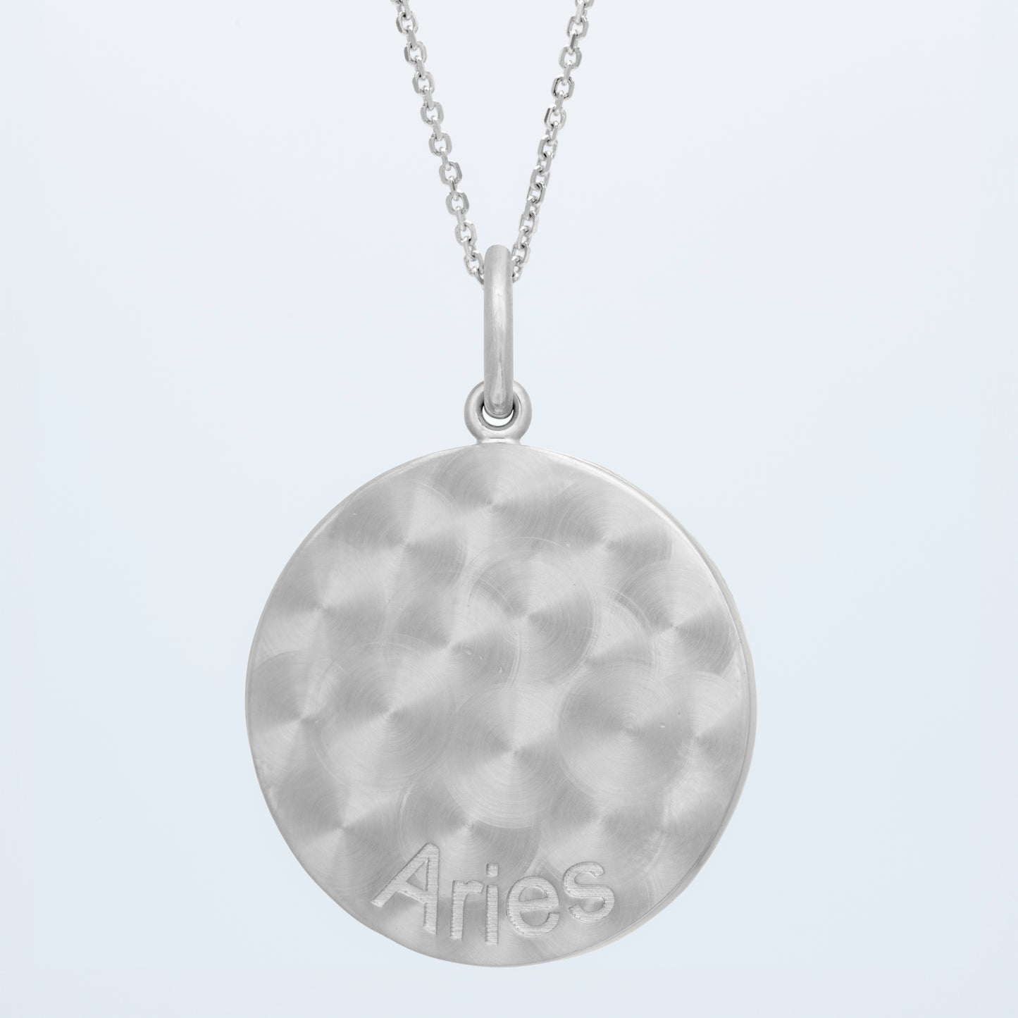 Zodiac Midnight Aries Pendant 14k Solid Gold with Diamonds