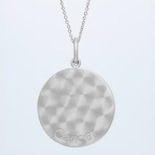 Zodiac Midnight Cancer Pendant 14k Solid Gold with Diamonds