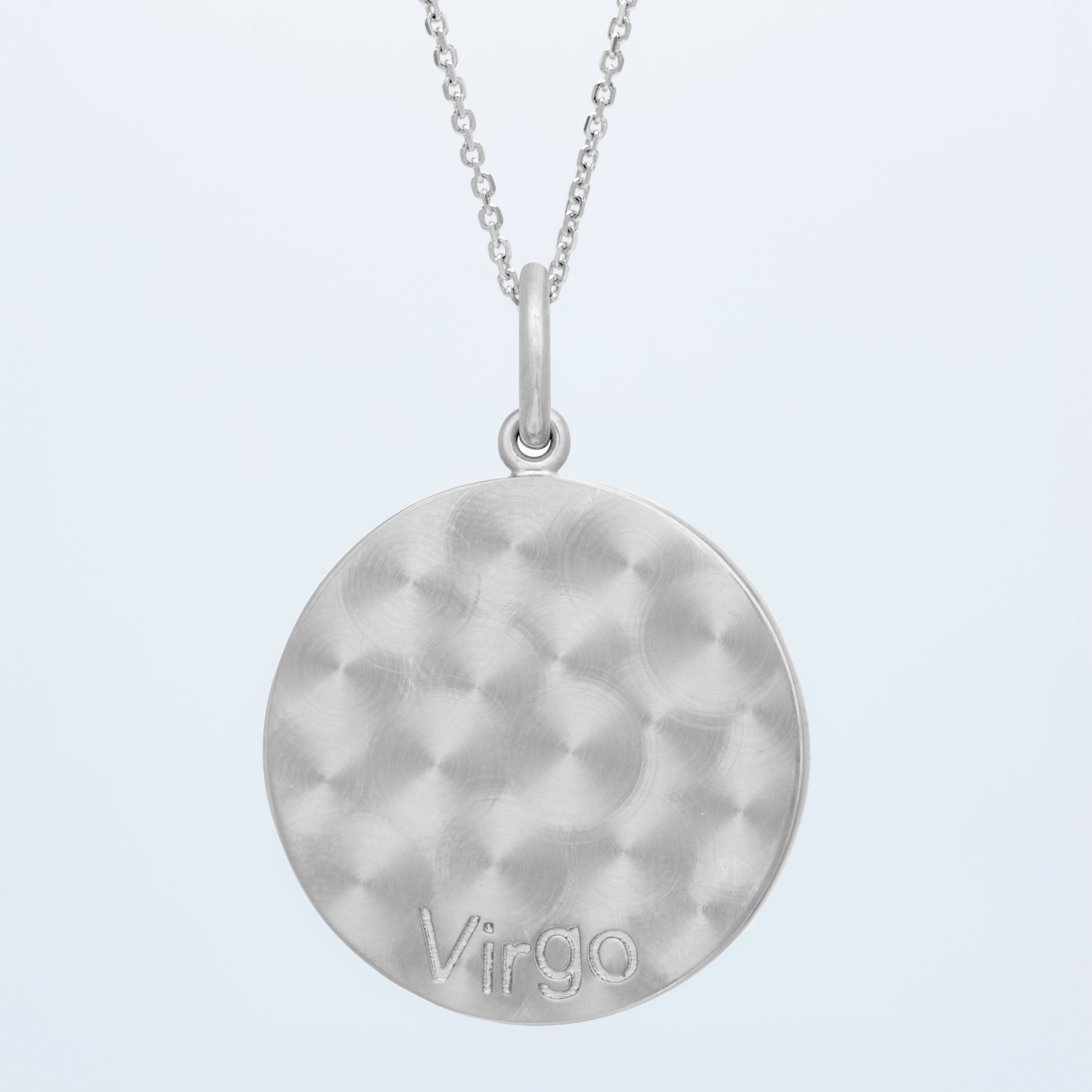 Zodiac Midnight Virgo Pendant 14k Solid Gold with Diamonds