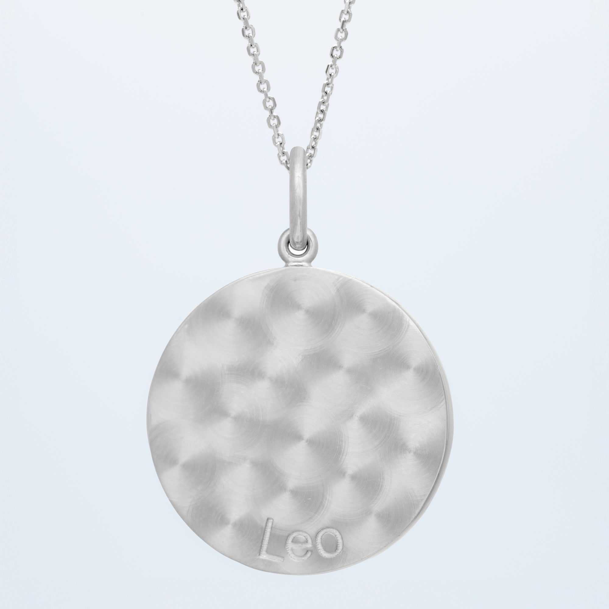 Zodiac Midnight Leo Pendant 14k Solid Gold with Diamonds