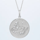 Zodiac Midnight Capricorn Pendant 14k Solid Gold with Diamonds