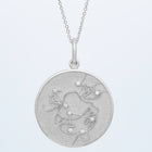 Zodiac Midnight Cancer Pendant 14k Solid Gold with Diamonds
