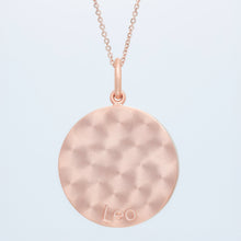 Zodiac Midnight Leo Pendant 14k Solid Gold with Diamonds