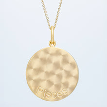 Zodiac Midnight Pisces Pendant 14k Solid Gold with Diamonds