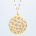 Zodiac Midnight Aquarius Pendant 14k Solid Gold with Diamonds