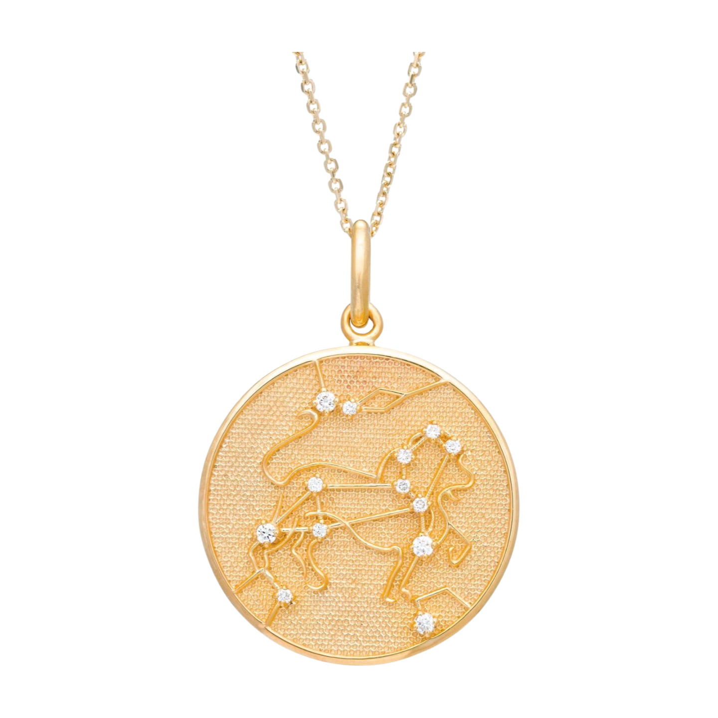 Zodiac Midnight Leo Pendant 925 Sterling Silver with Diamonds