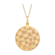 Zodiac Midnight Pisces Pendant 925 Sterling Silver with Diamonds