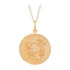 Zodiac Midnight Cancer Pendant 925 Sterling Silver with Diamonds