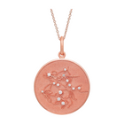 Zodiac Midnight Sagittarius Pendant 925 Sterling Silver with Diamonds