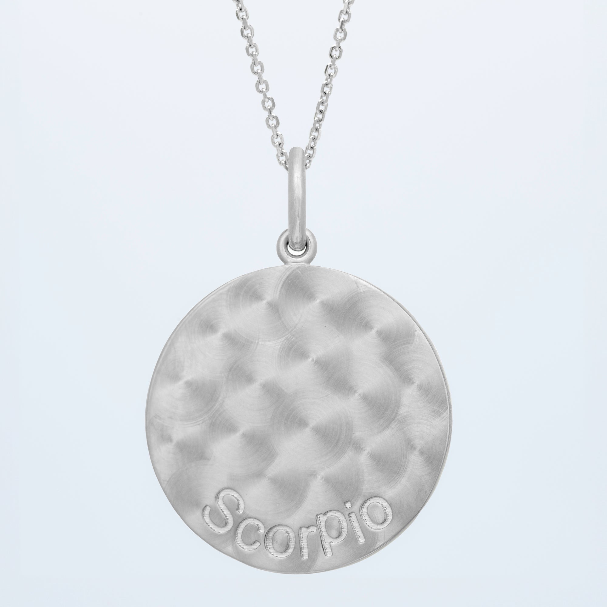 Zodiac Midnight Scorpio Pendant 14k Solid Gold with Diamonds