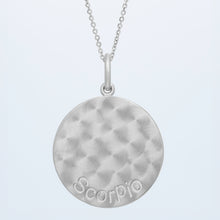 Zodiac Midnight Scorpio Pendant 14k Solid Gold with Diamonds