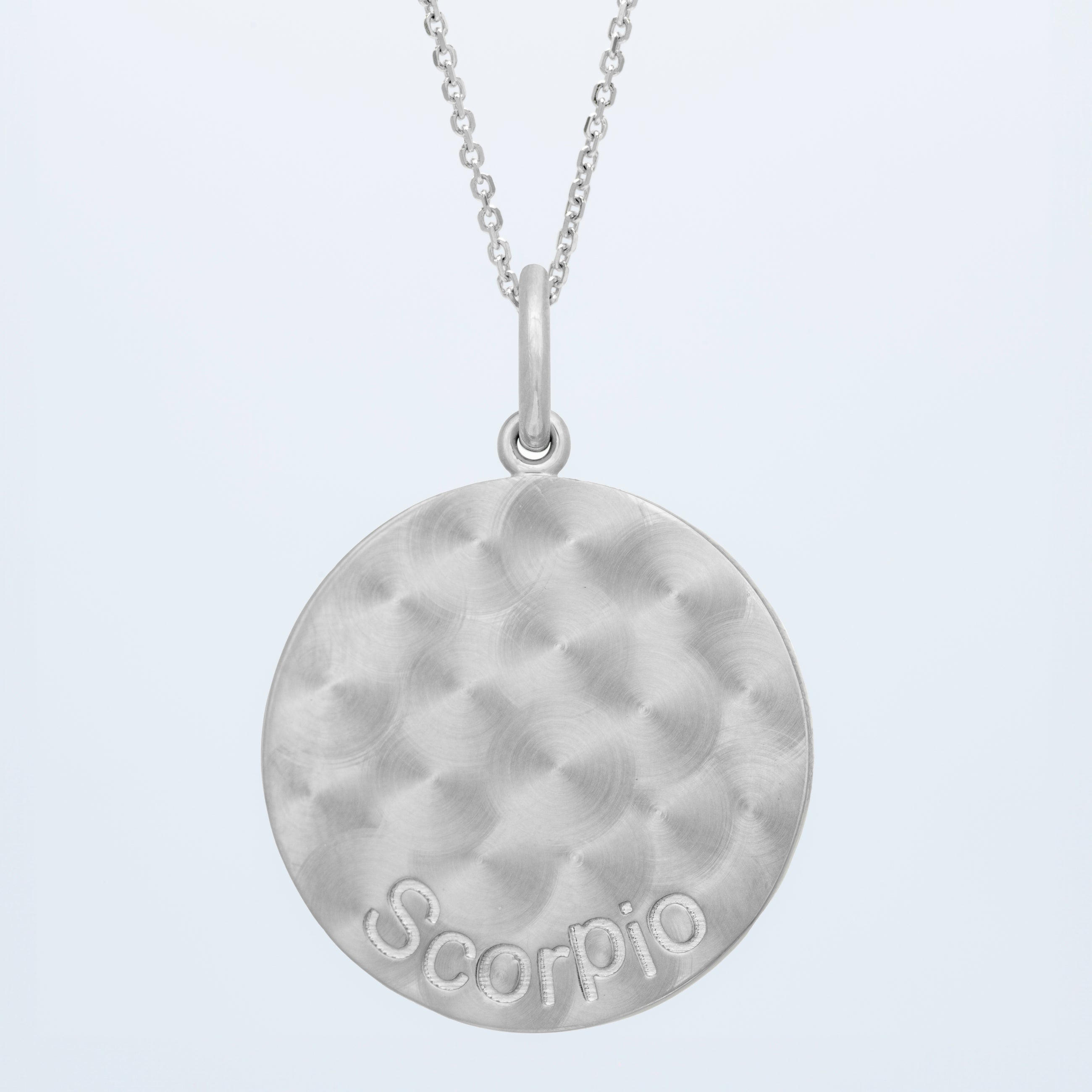 Zodiac Midnight Scorpio Pendant 14k Solid Gold with Diamonds