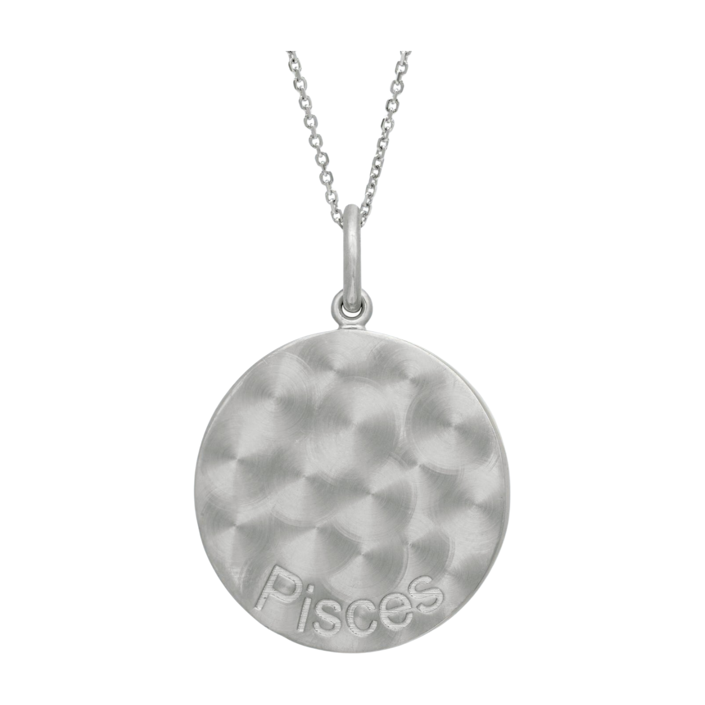 Zodiac Midnight Pisces Pendant 925 Sterling Silver with Diamonds