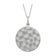 Zodiac Midnight Pisces Pendant 925 Sterling Silver with Diamonds