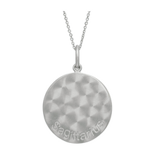 Zodiac Midnight Sagittarius Pendant 925 Sterling Silver with Diamonds