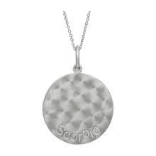 Zodiac Midnight Scorpio Pendant 925 Sterling Silver with Diamonds