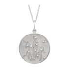 Zodiac Midnight Virgo Pendant 925 Sterling Silver with Diamonds