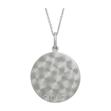 Zodiac Midnight Aries Pendant 925 Sterling Silver with Diamonds