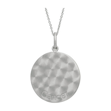 Zodiac Midnight Cancer Pendant 925 Sterling Silver with Diamonds