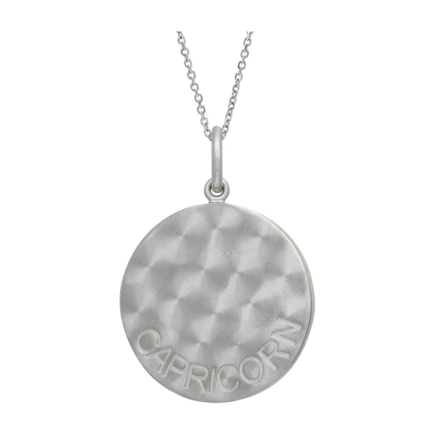 Zodiac Midnight Capricorn Pendant 925 Sterling Silver with Diamonds